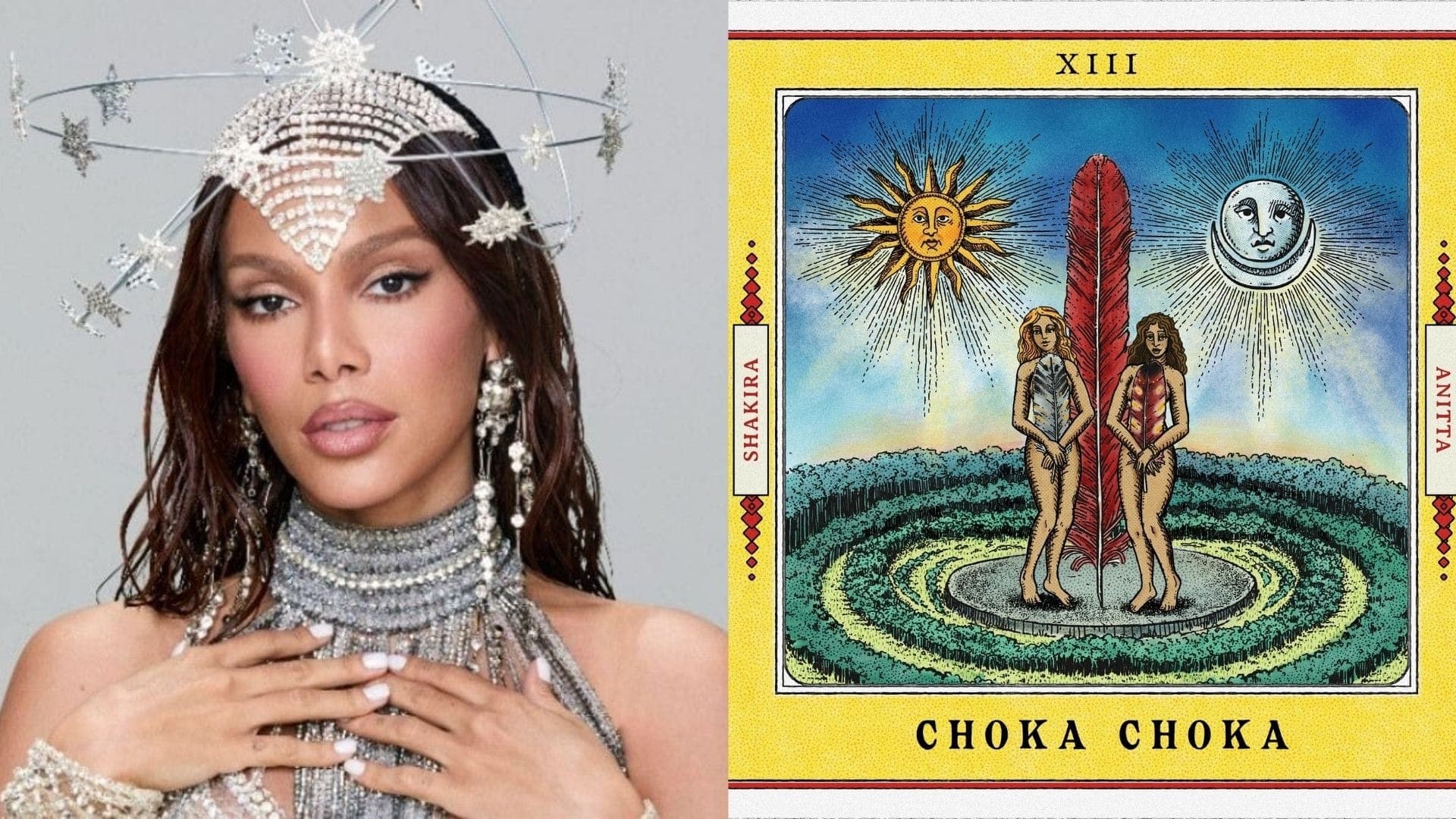 Anitta anunciou lançamento com Shakira