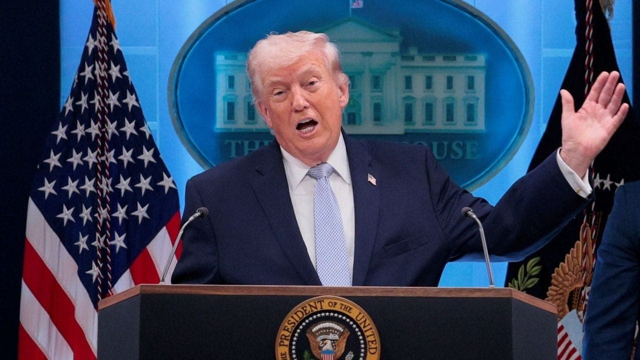 Donald Trump concedeu coletiva na Casa Branca