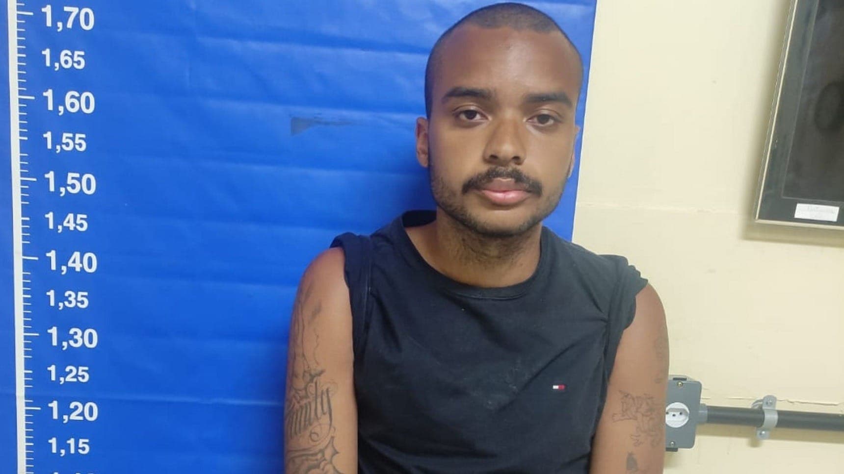 Lukas Pereira do Espírito Santo, de 23 anos, foi encontrado no sábado, após a Justiça do Rio expedir o mandado de prisão temporária