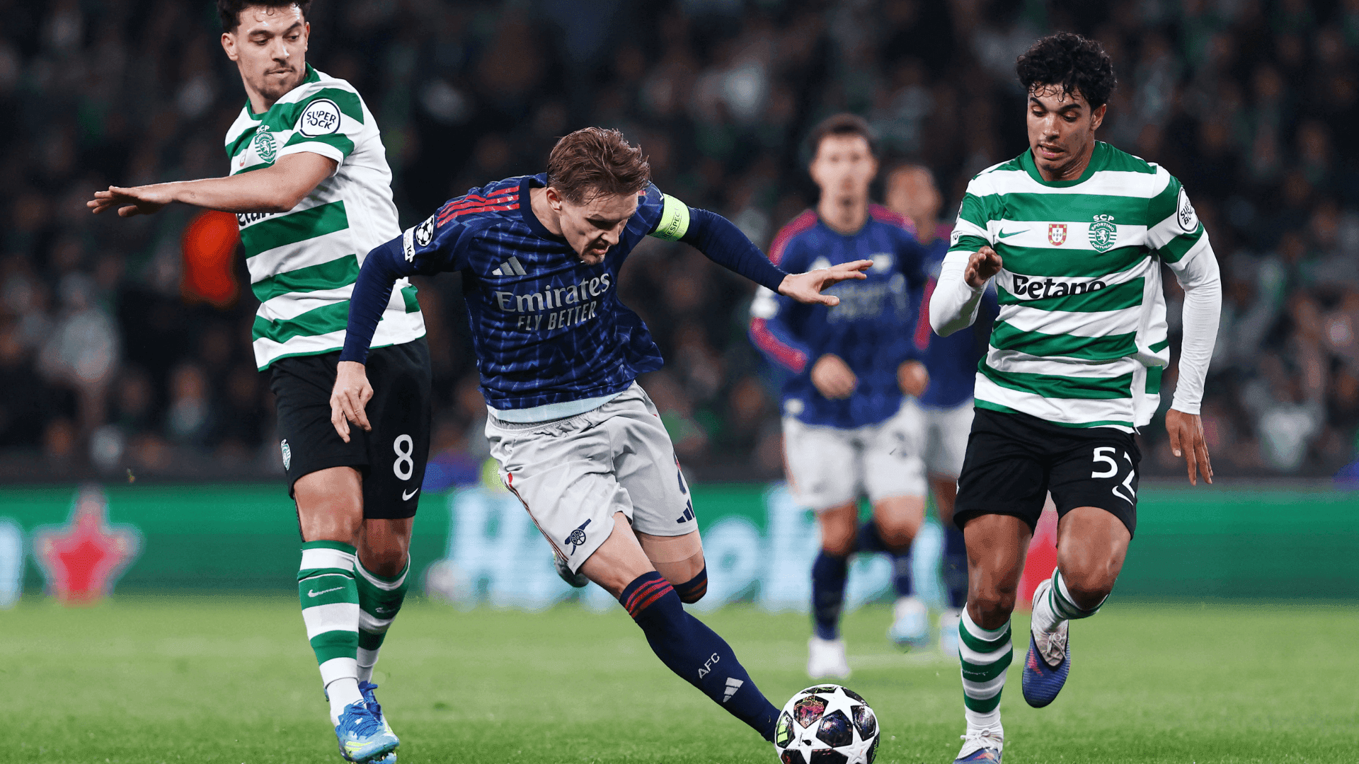 Arsenal vence Sporting por 1 a 0