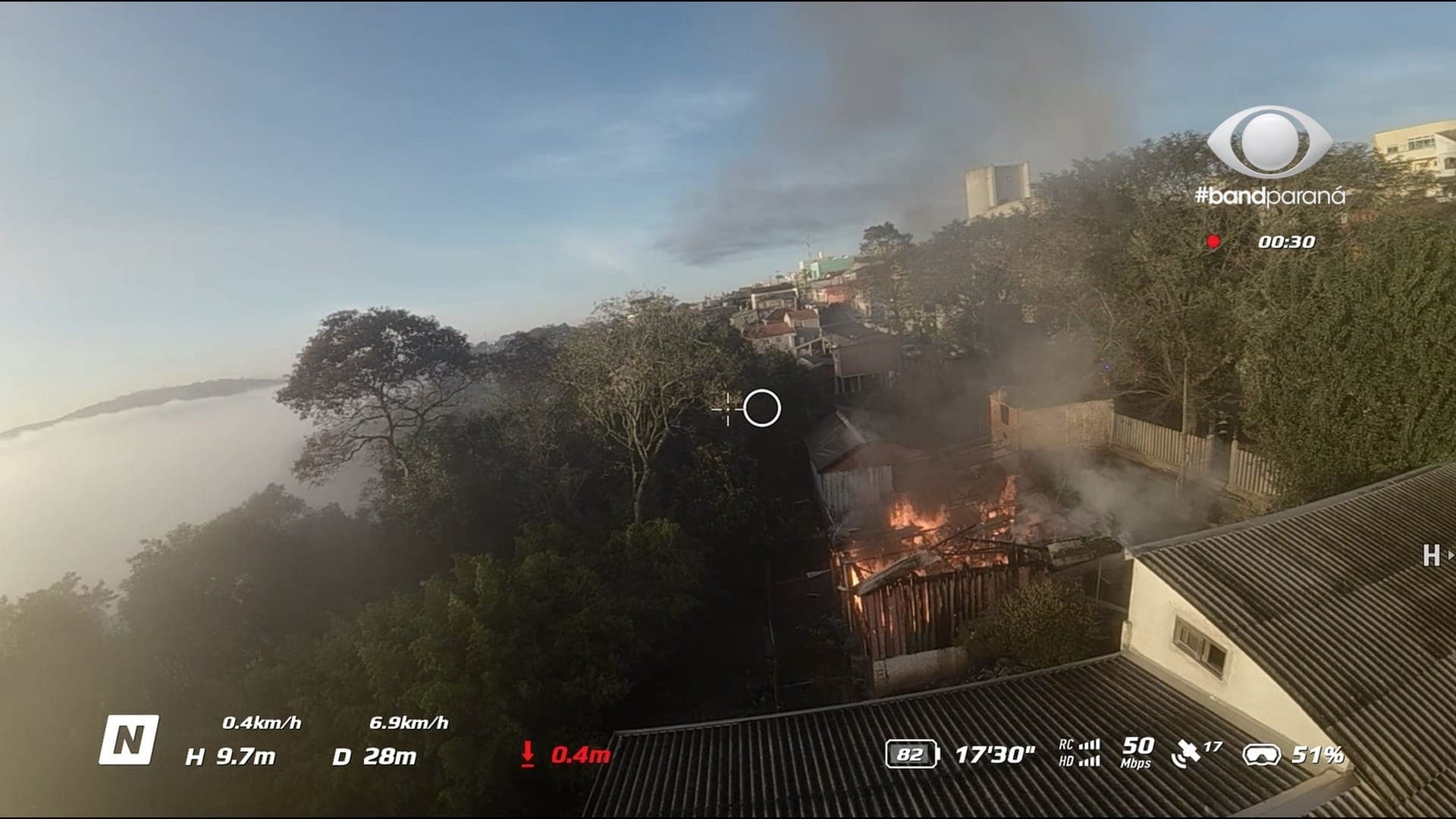 Drones otimizam operações dos bombeiros e auxiliam no combate a incêndios no Paraná