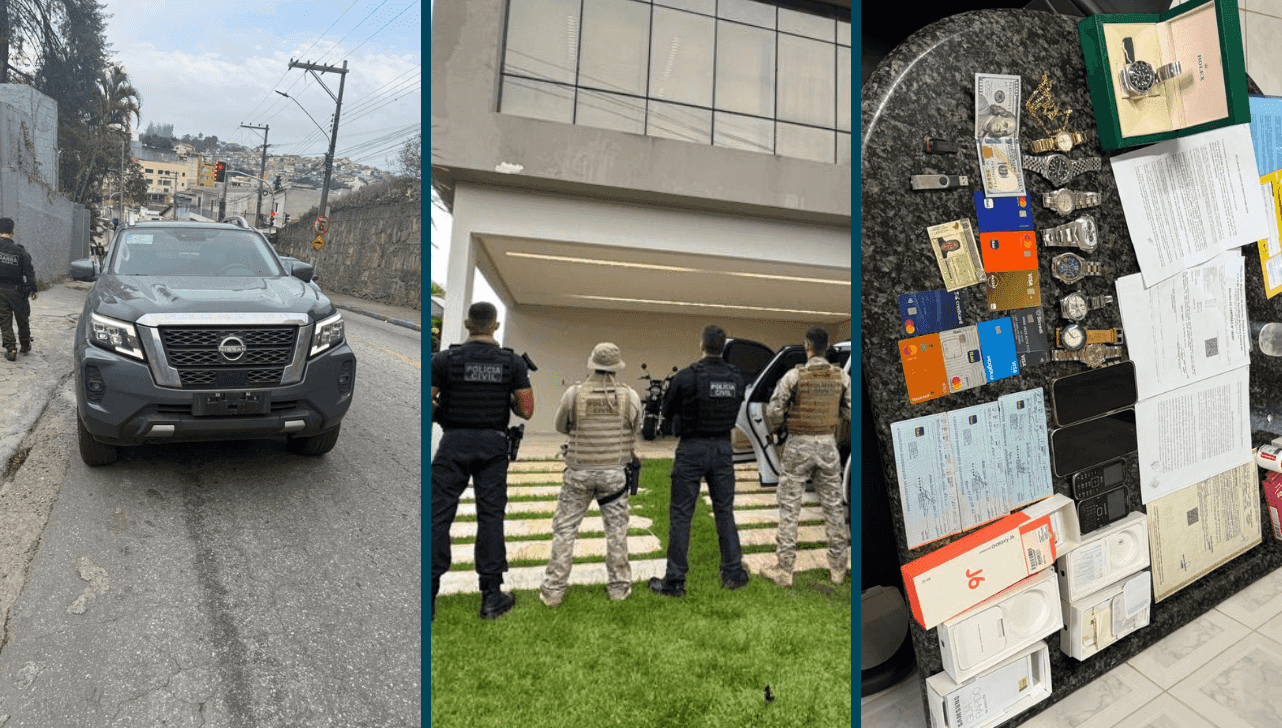 Operação cumpriu 14 mandados em diferentes cidades e apreendeu veículos, relógios e equipamentos