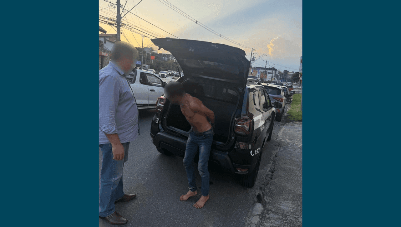 Prisão ocorreu quando suspeito se preparava para sair com o material