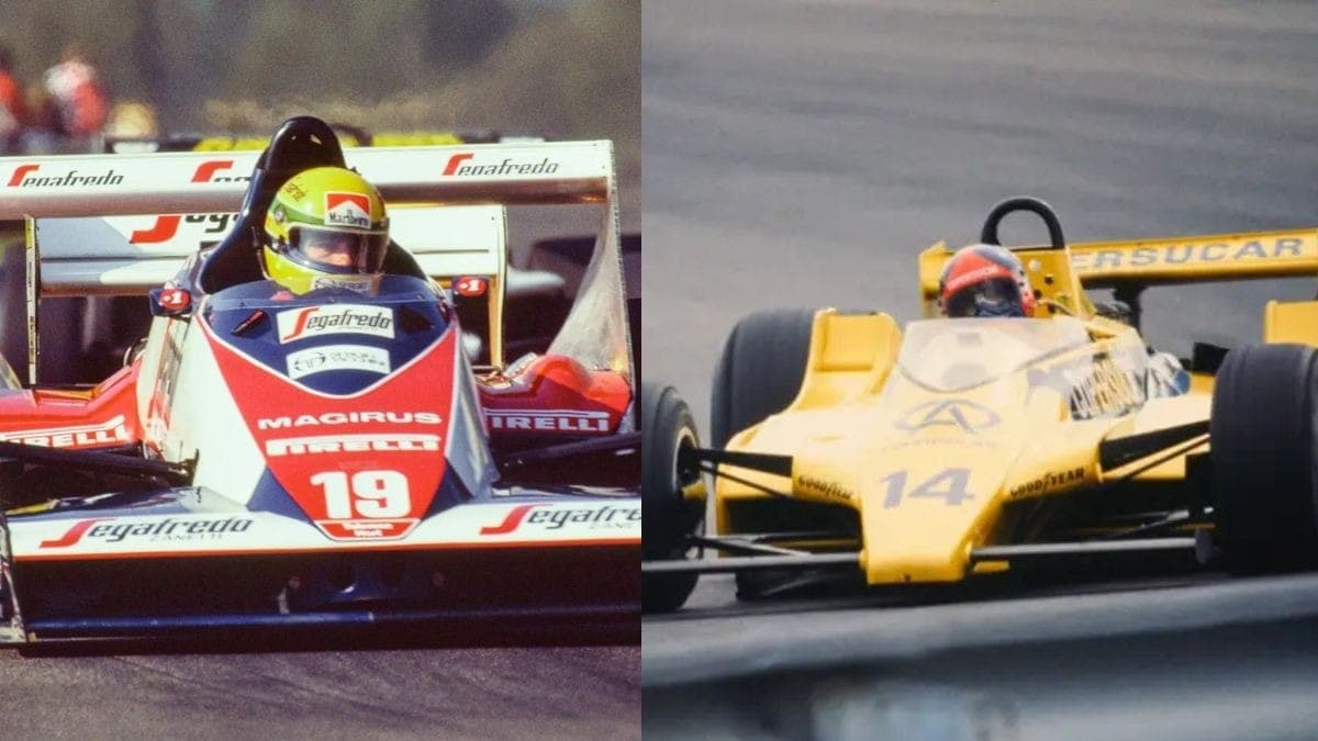 No dia 25 de abril, a Toleman da estreia de Senna e o Fittipaldi F6/A de Emerson vão a leilão