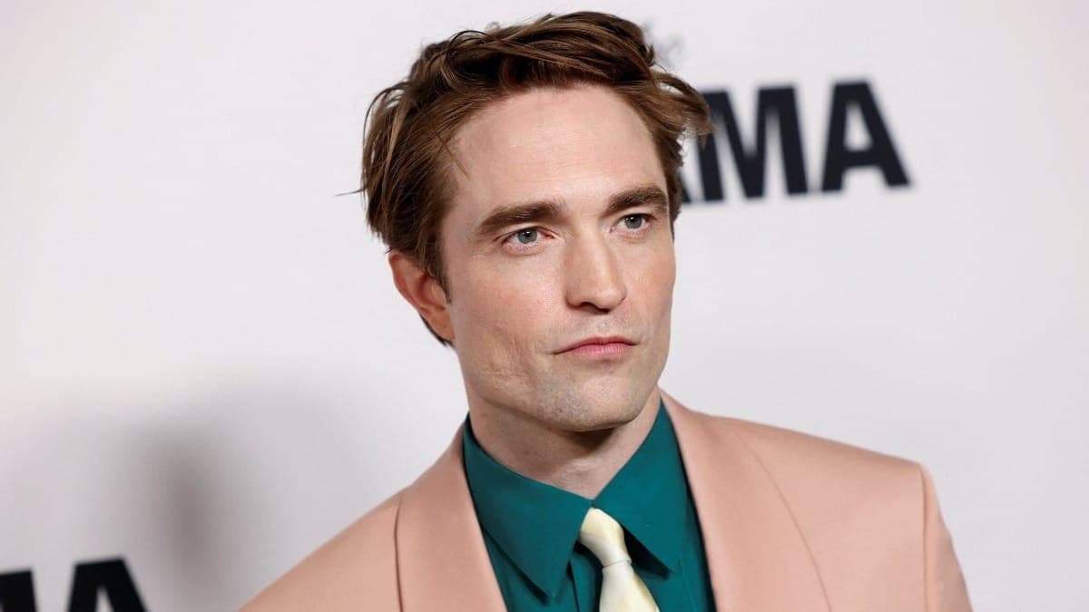Robert Pattinson em evento do filme "O Drama"