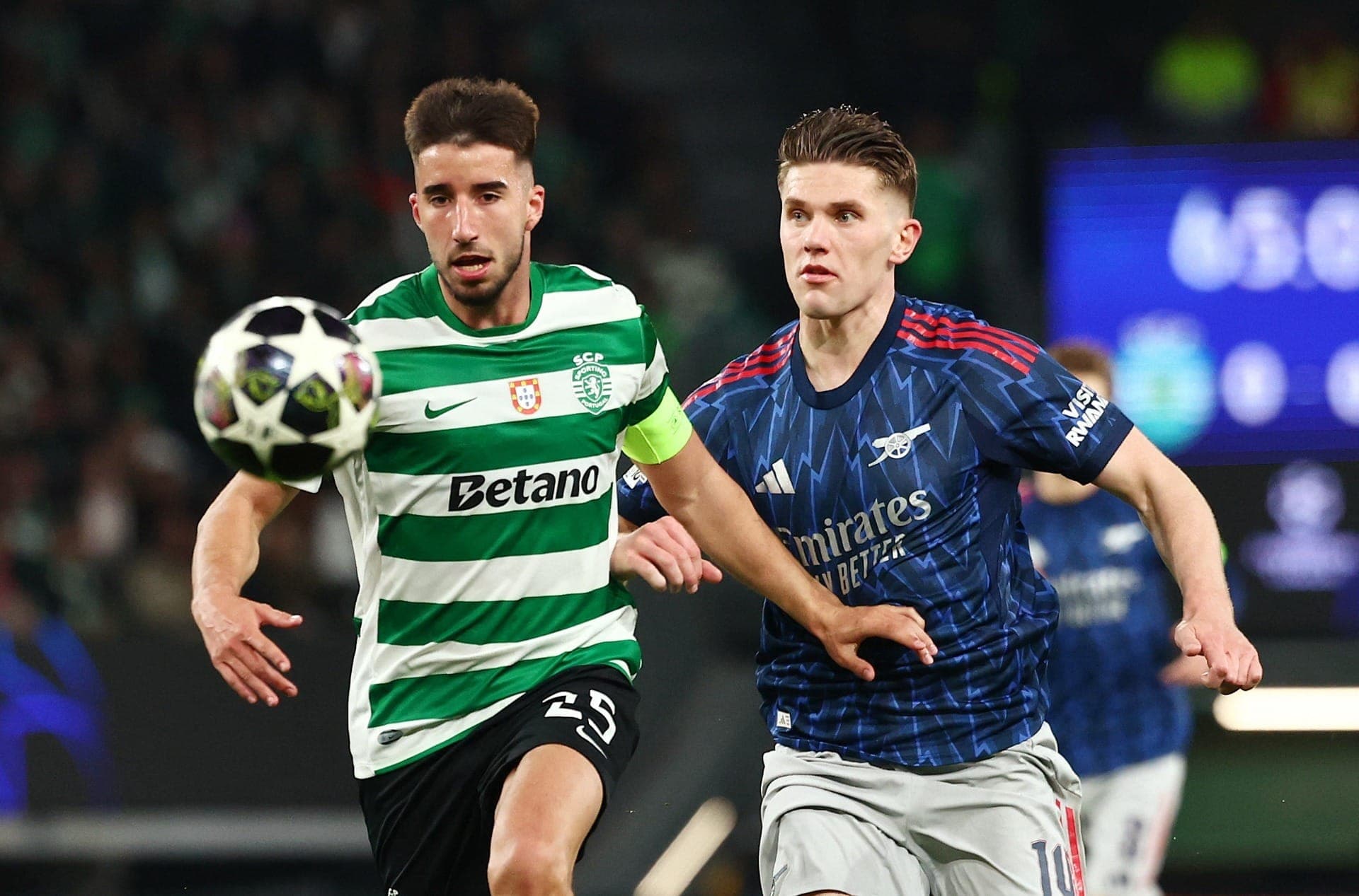 Arsenal e Sporting se enfrentam nesta quarta-feira