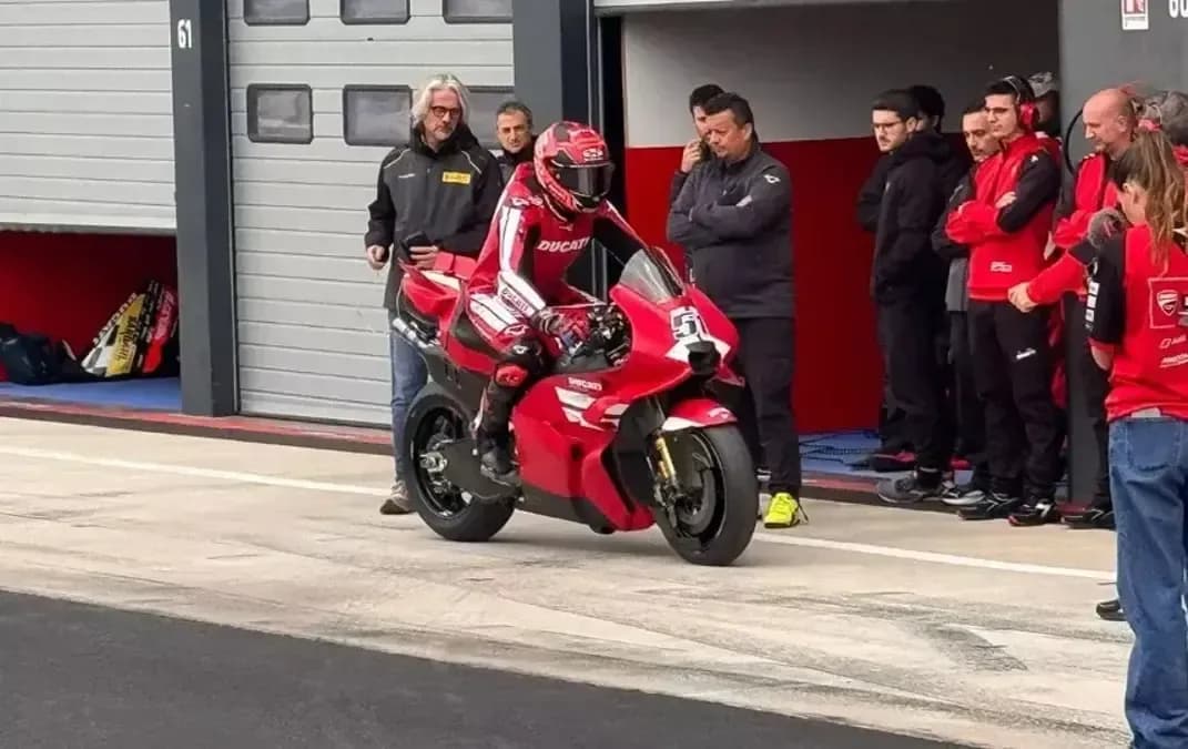 Ducati testa nova moto para temporada de 2027 em Misano, na Itália