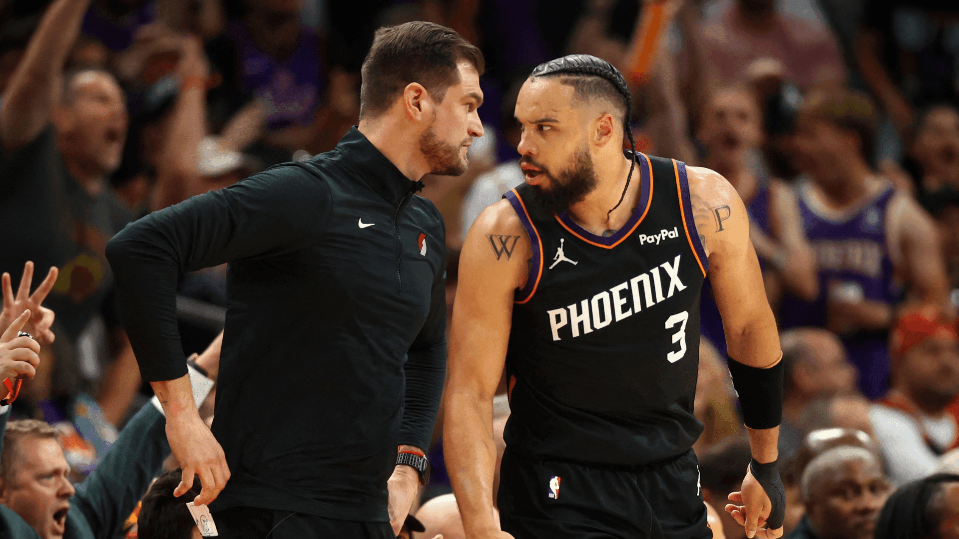 Tiago Splitter durante vitória do Portland Trail Blazers pela NBA