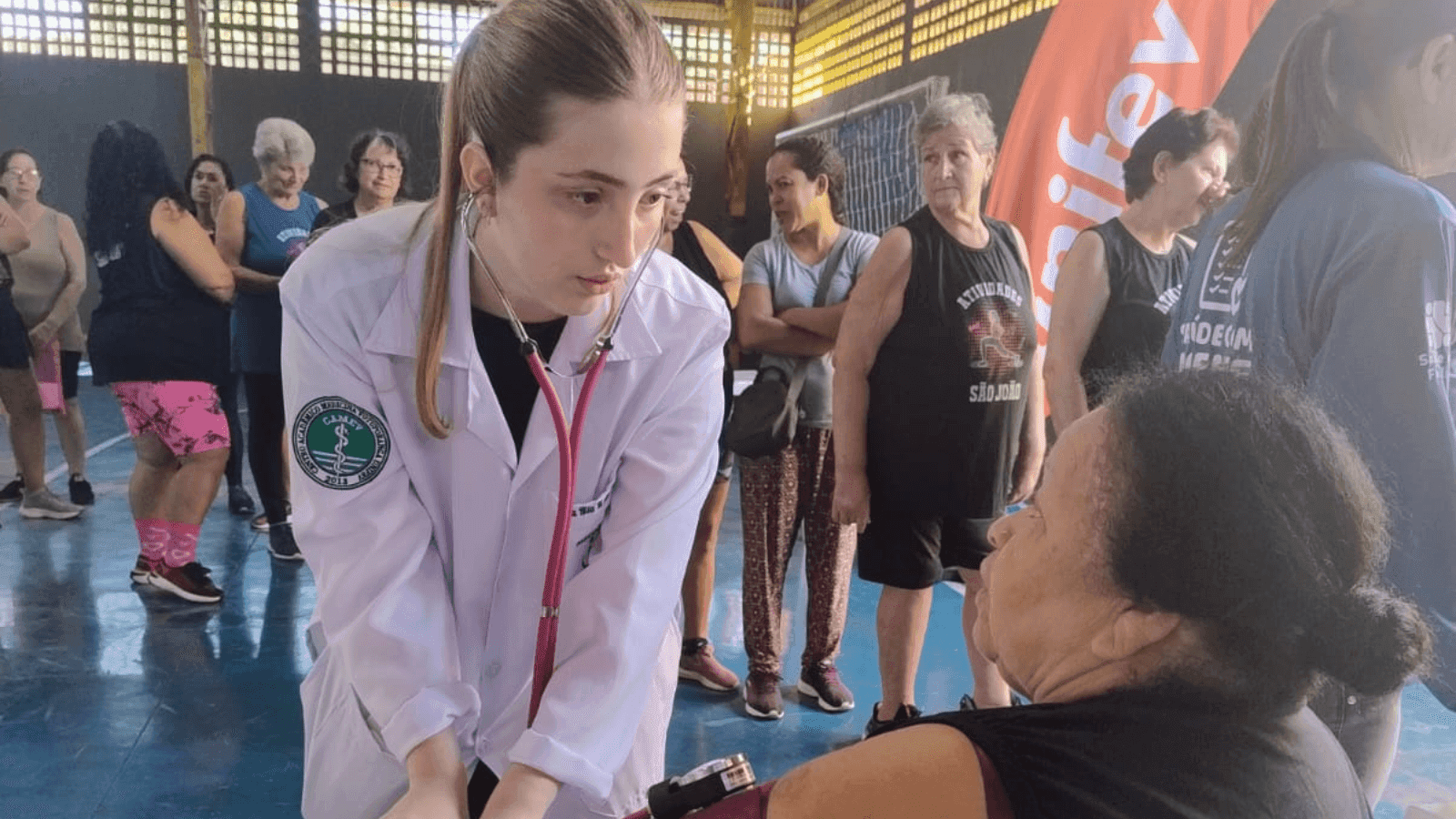 A ação levou orientações, aferições e acompanhamento