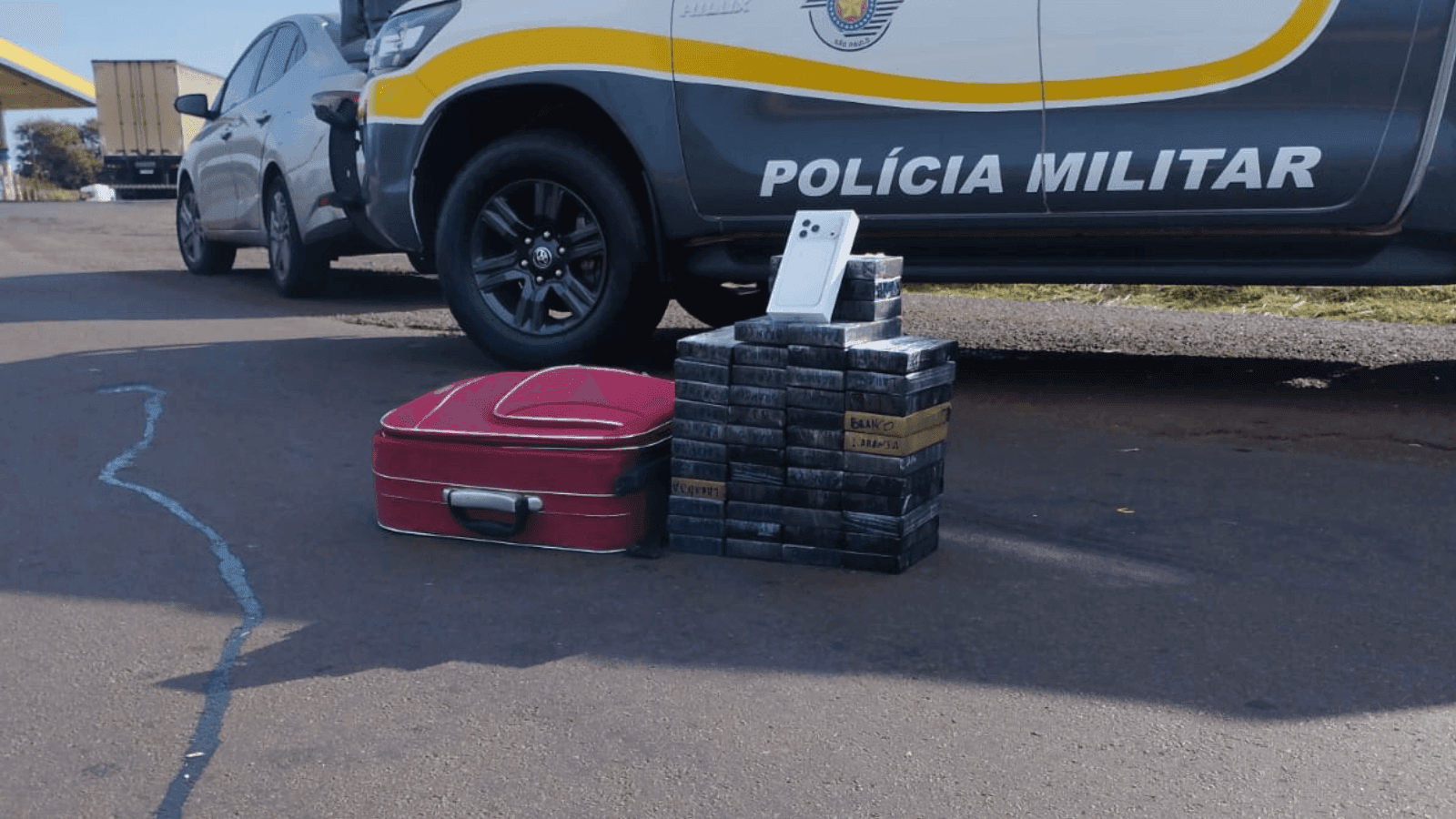 Os produtos avaliados pela polícia em mais de R$ 600 mil