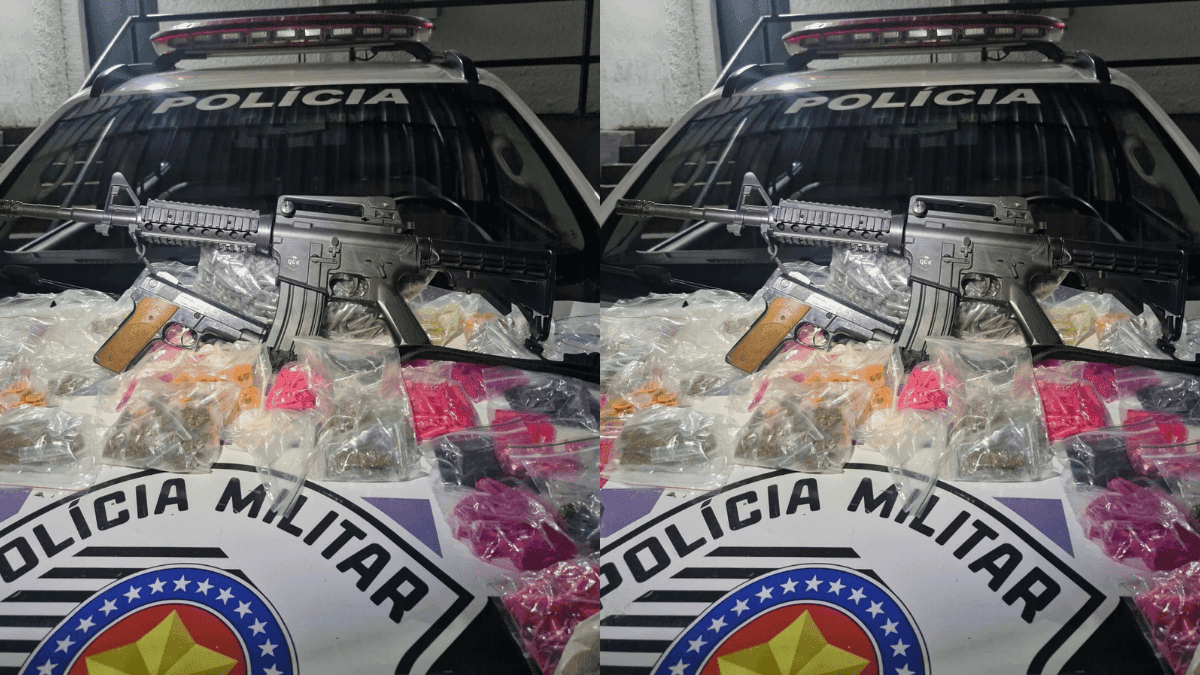 1ºBPM/I apreende drogas e armas falsas em São José dos Campos