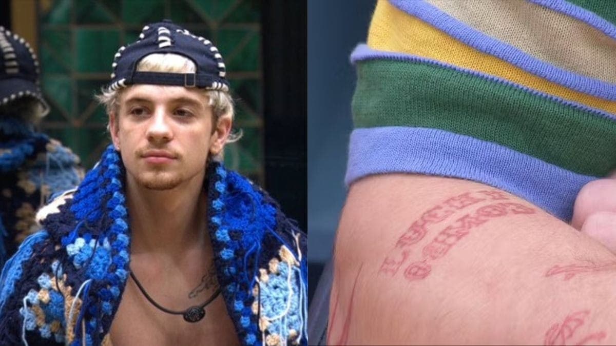 Juliano Floss fez tatuagem para Marina Sena