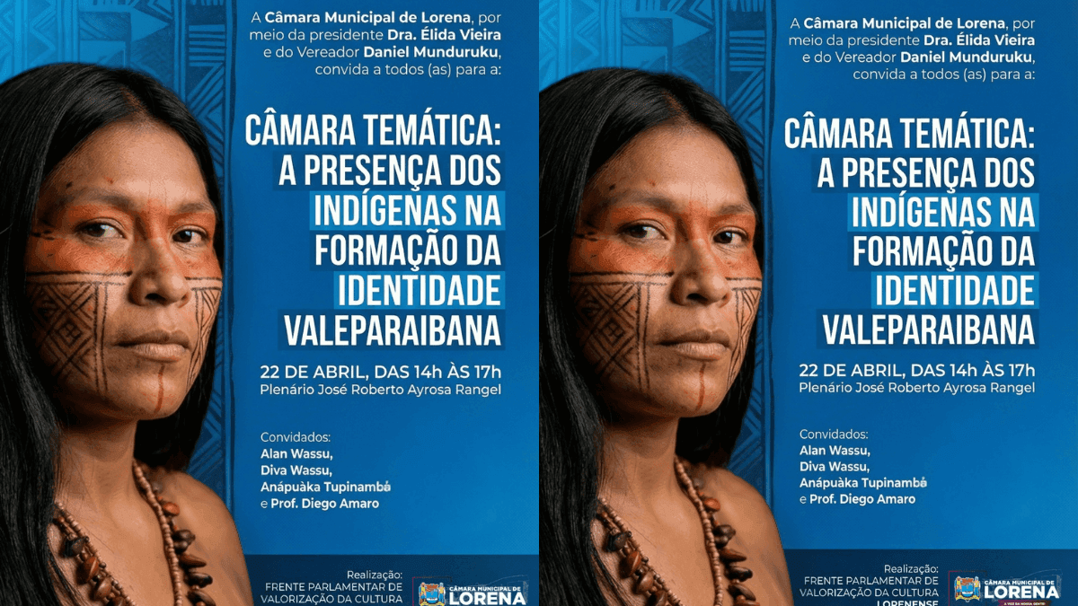 Lorena promove debate sobre a presença indígena no Vale do Paraíba
