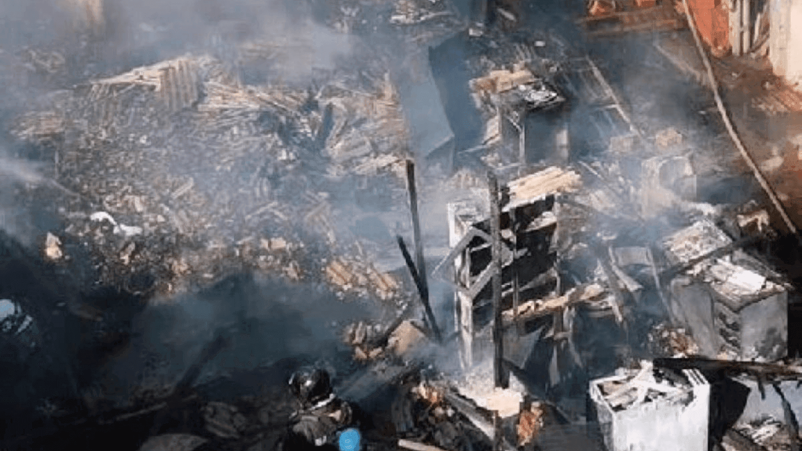 O incêndio foi registrado na zona Noroeste de Bauru
