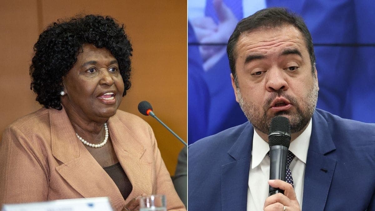 Benedita da Silva e Cláudio Castro