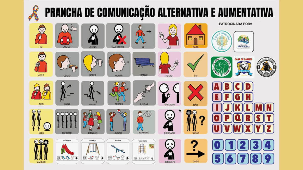 Moradores de Taubaté inauguram prancha de comunicação alternativa para crianças autistas