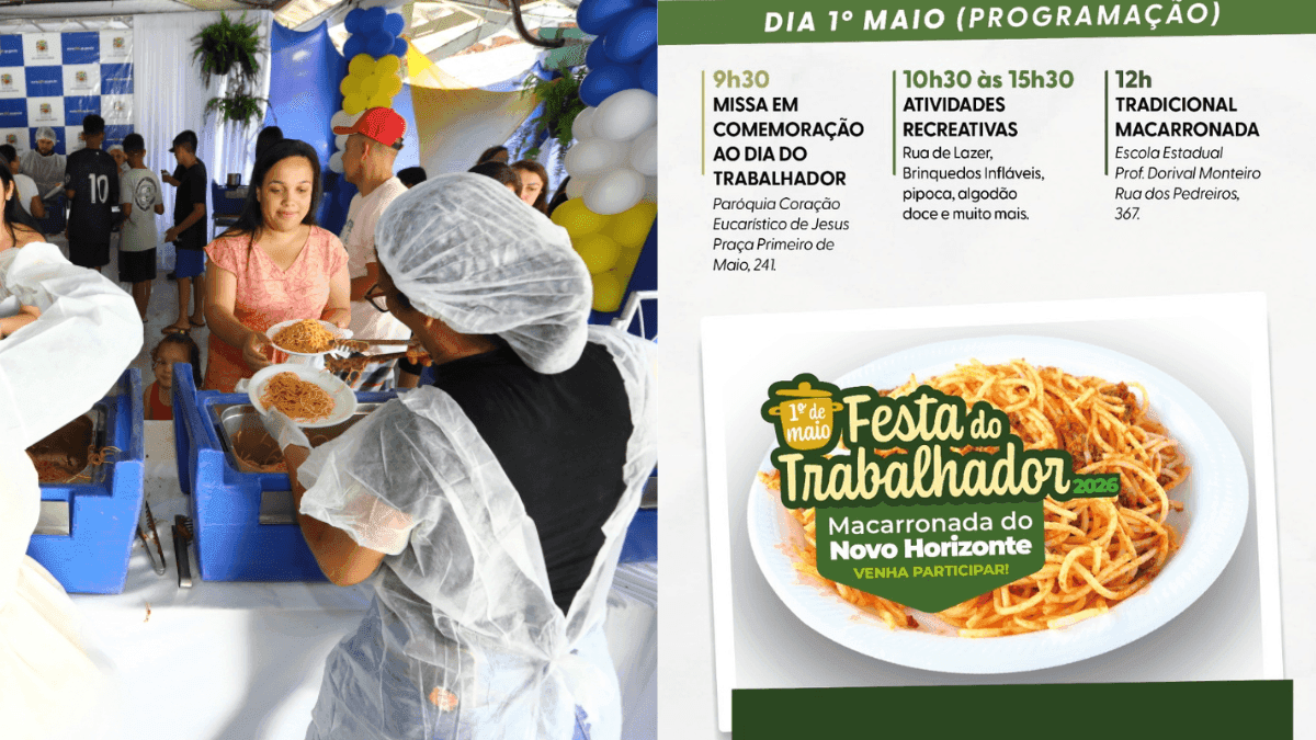 Festa do Trabalhador acontece nesta sexta (1º) em SJCampos