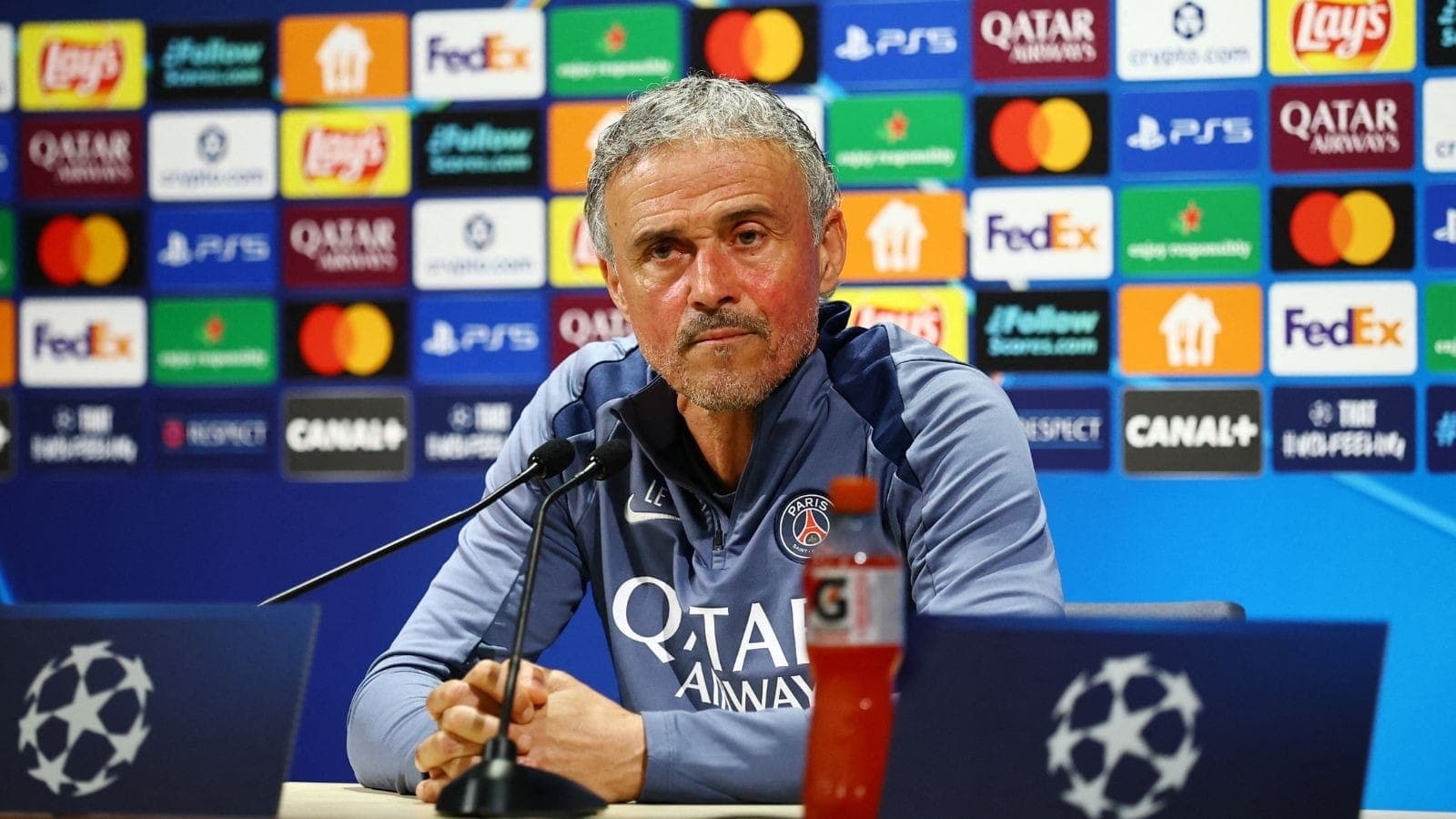 Luis Enrique, trienador do PSG