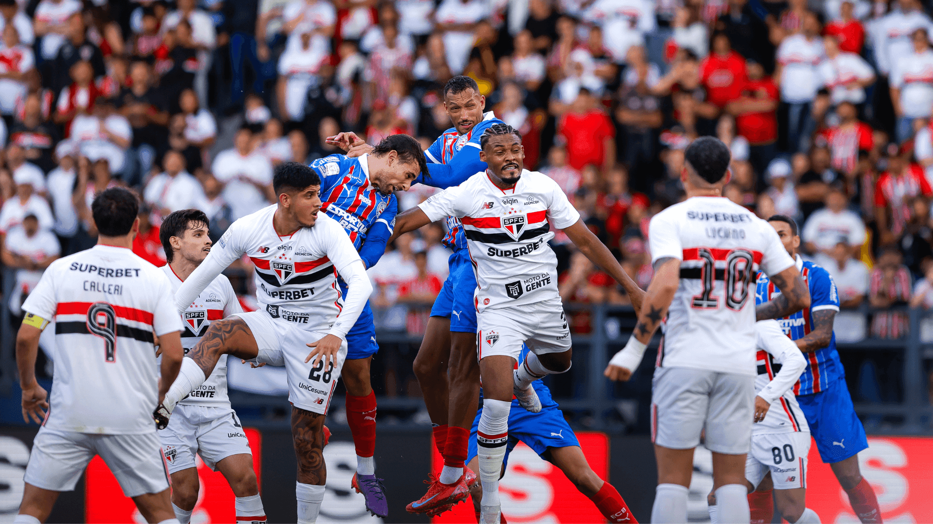 São Paulo x Bahia, pela 14ª rodada do Brasileirão