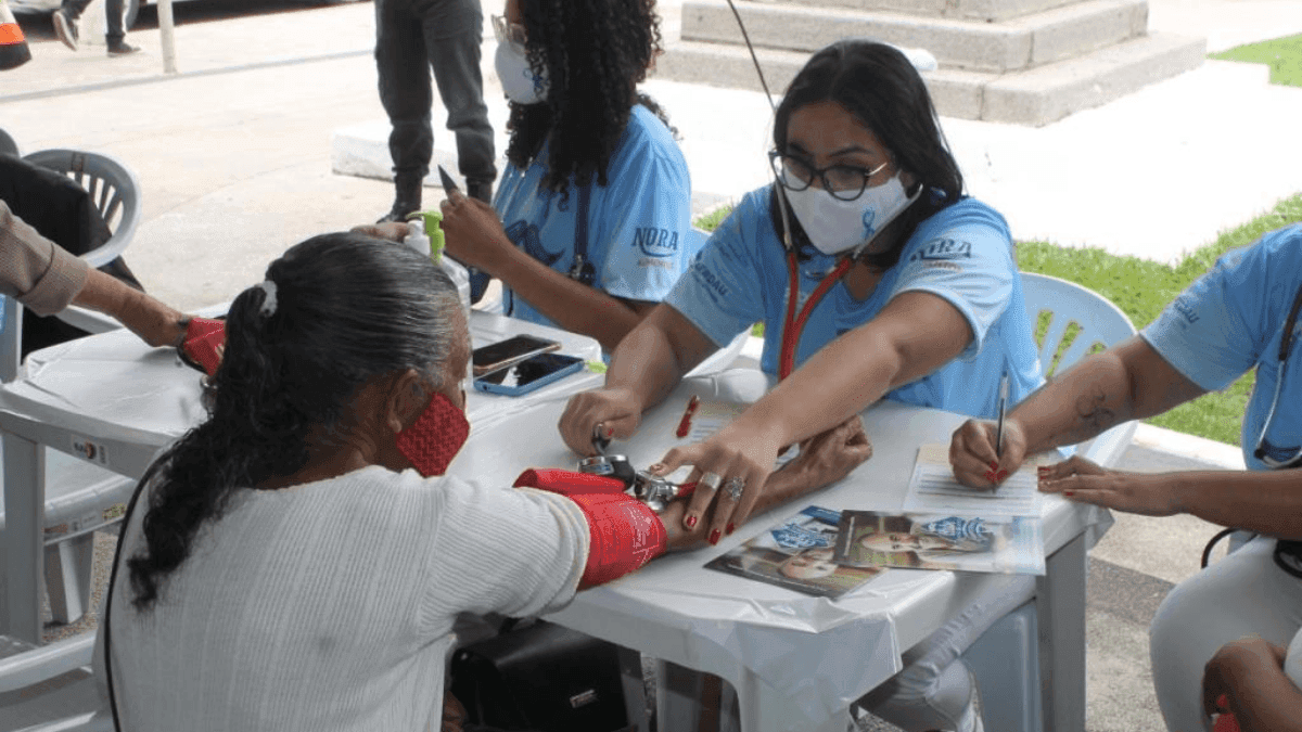 Pinda recebe ação gratuita de prevenção à hipertensão e diabetes