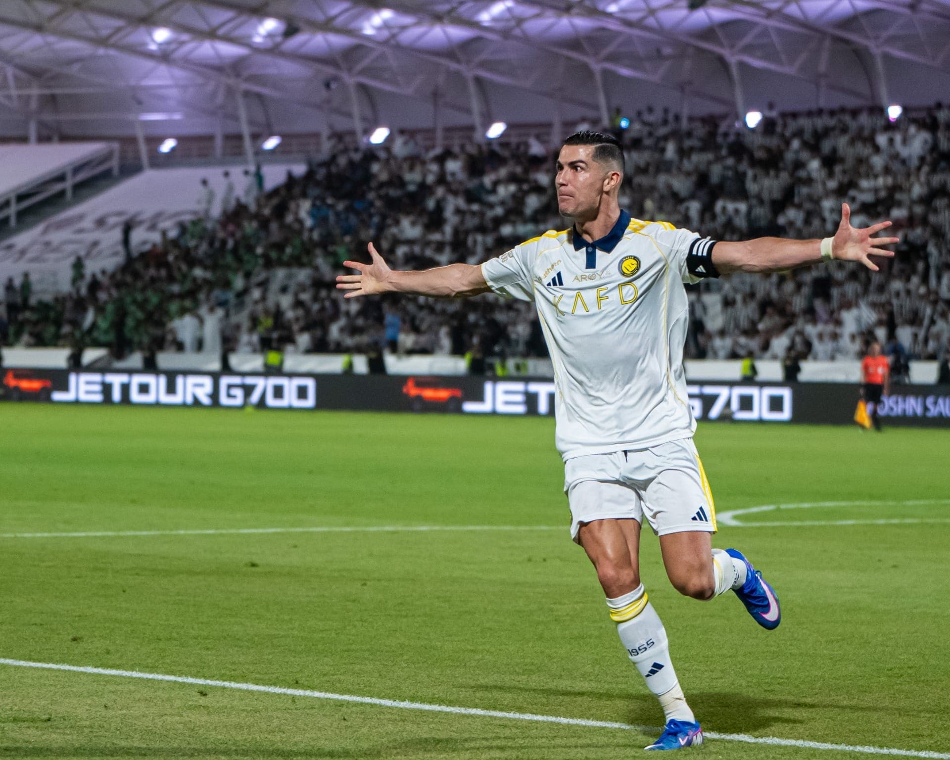 Cristiano Ronaldo faz gol 971 na carreira contra o Al Shabab