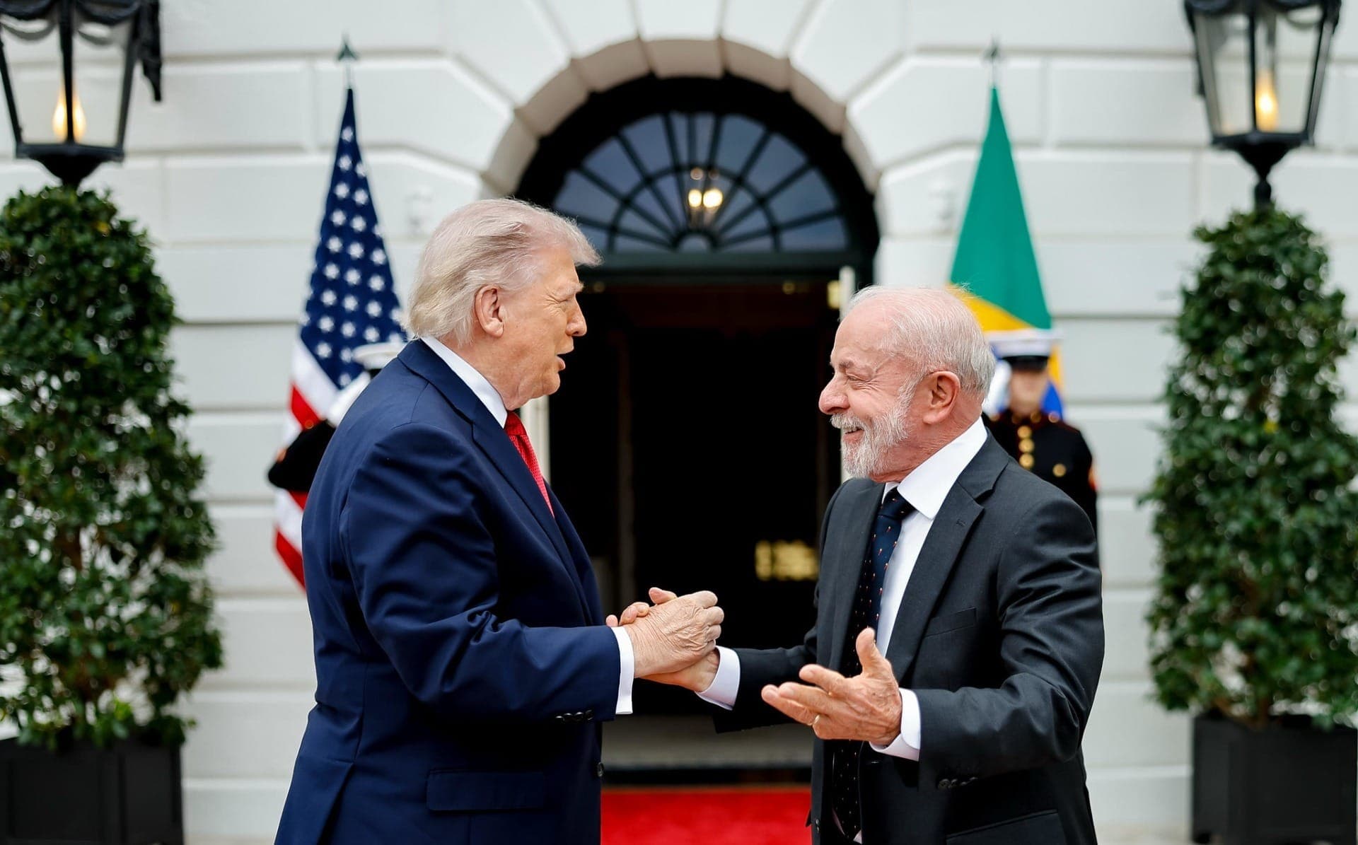 Trump e Lula na Casa Branca