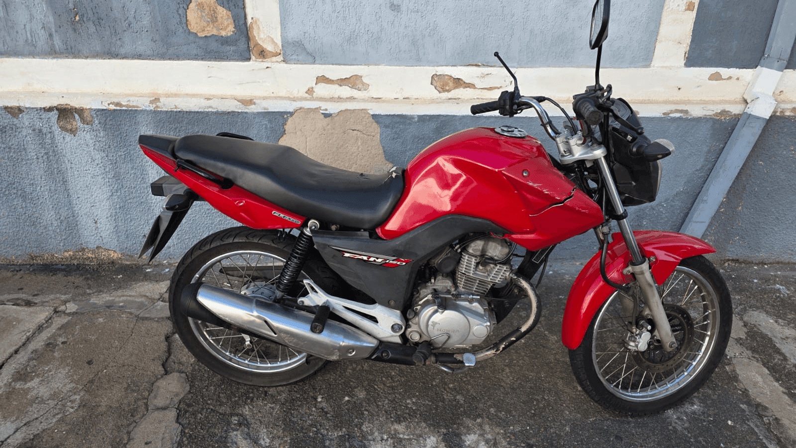 Após o furto a motocicleta foi devolvida a proprietária