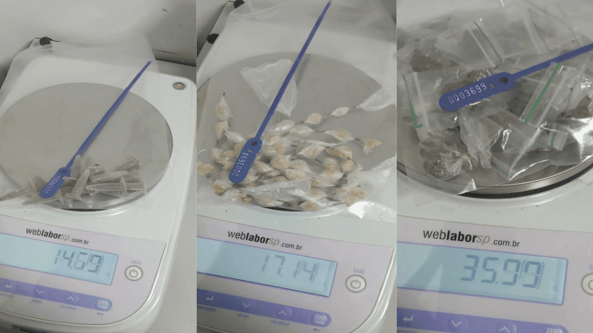 Trio é preso por tráfico de drogas em escadaria de Campos do Jordão