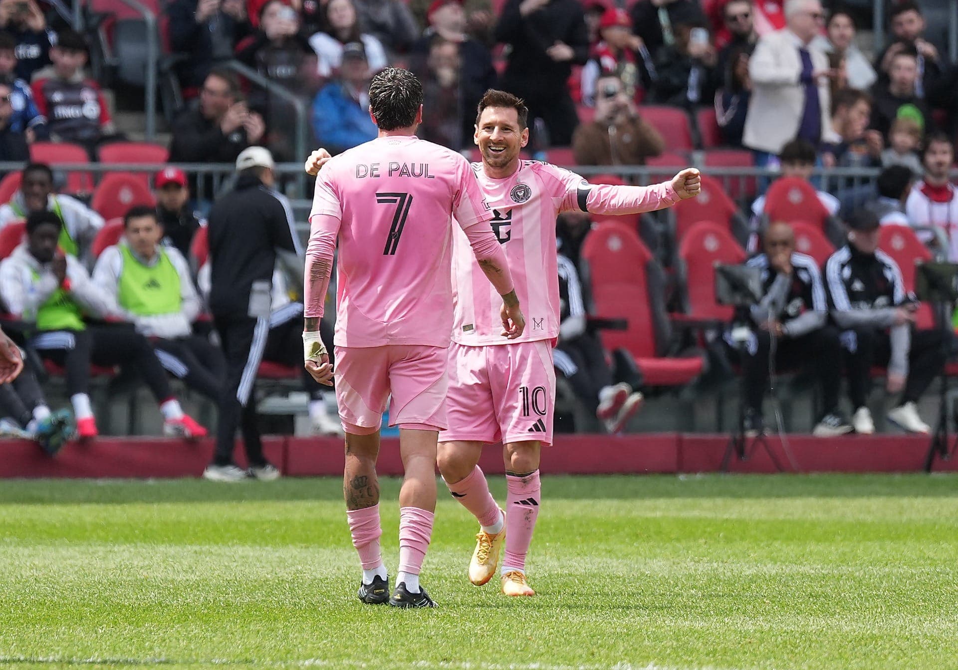 Messi e o amigo De Paul