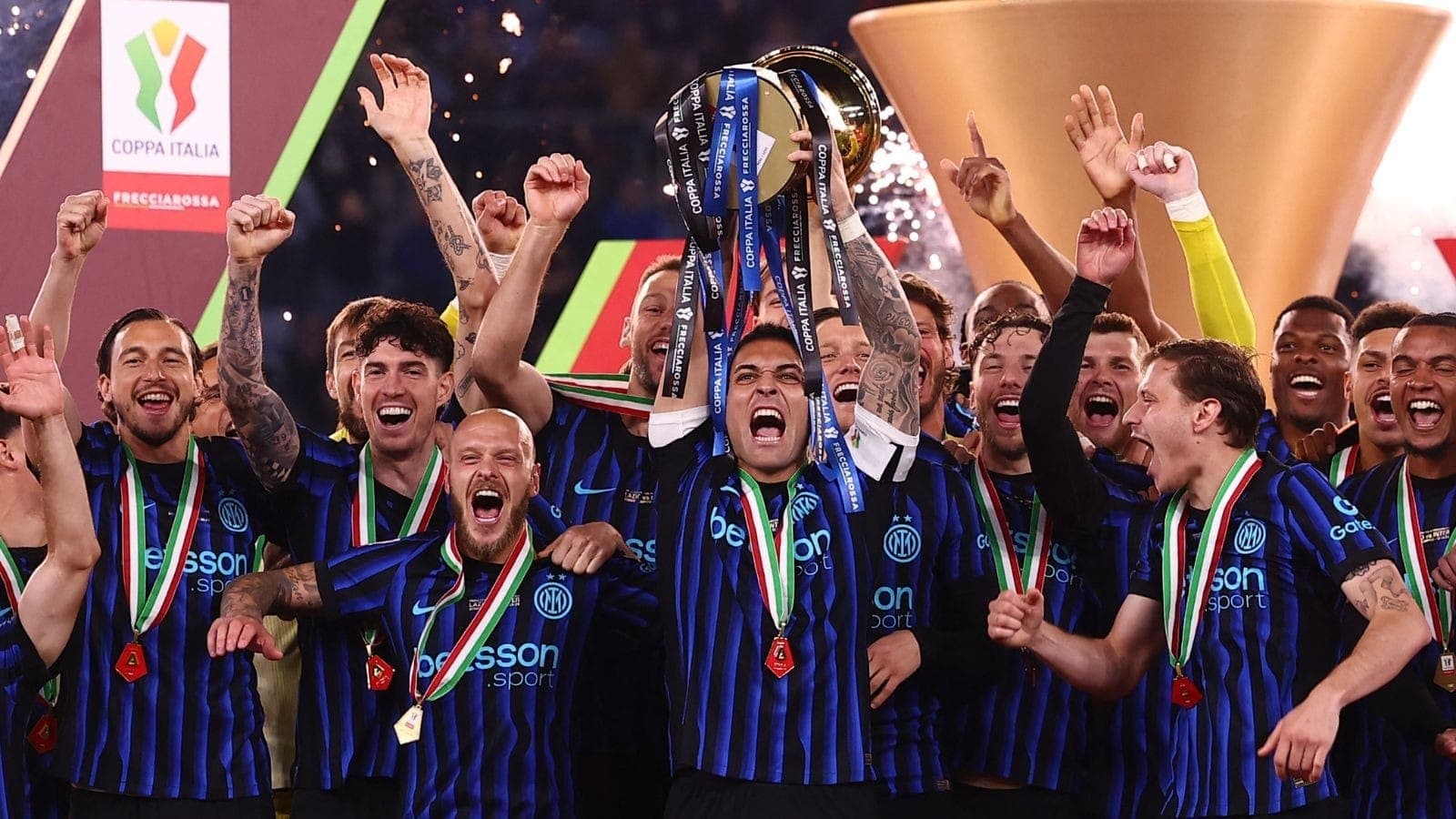Internazionale conquista a Copa da Itália pela décima vez