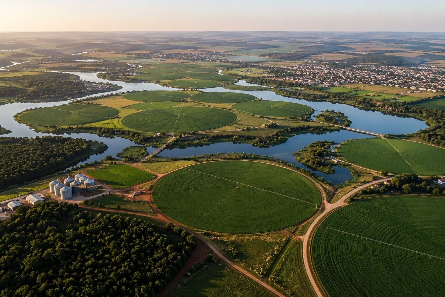Polo de irrigação movimenta a economia de cidades ligadas ao agro