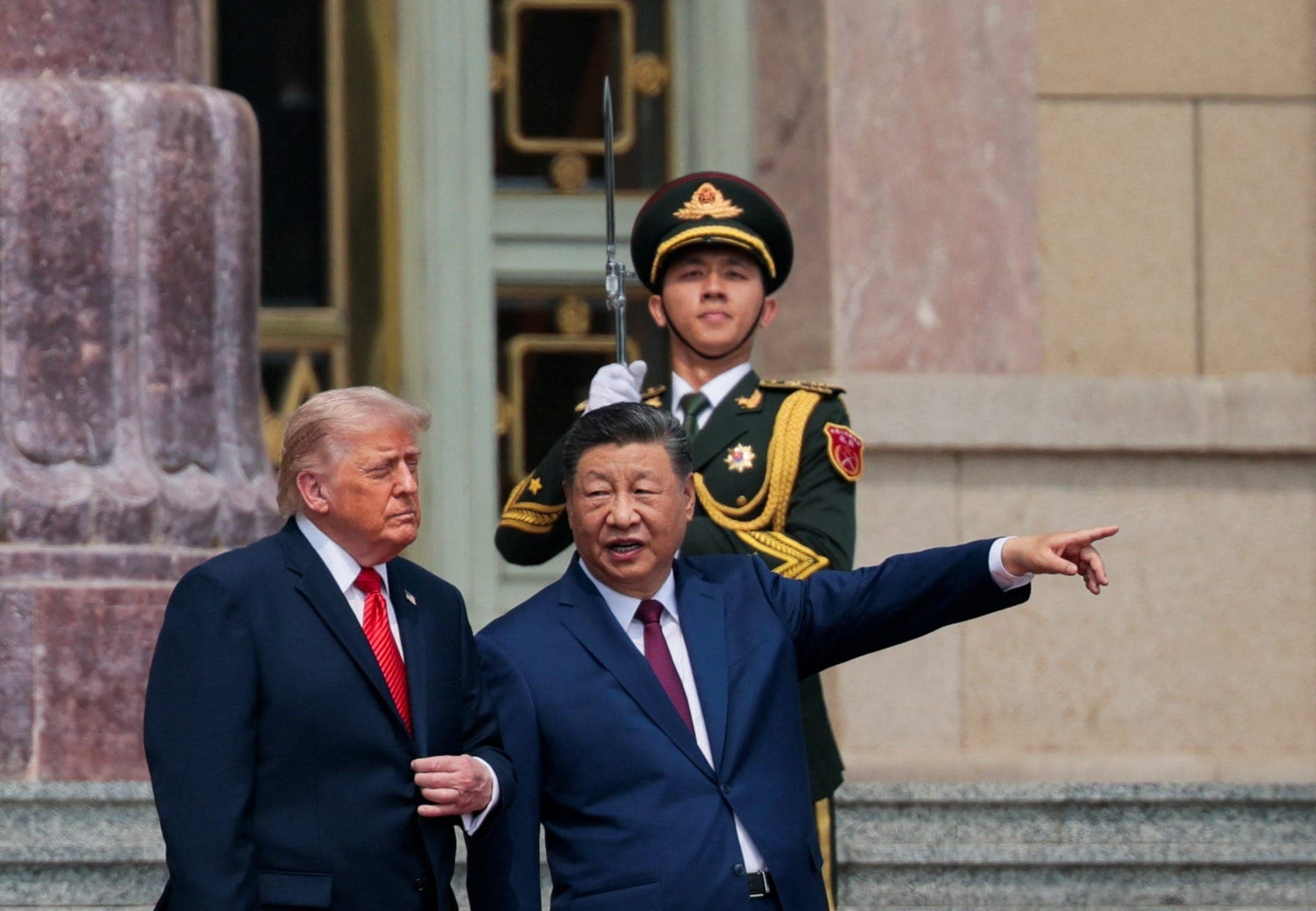 Xi Jinping e Trump na China