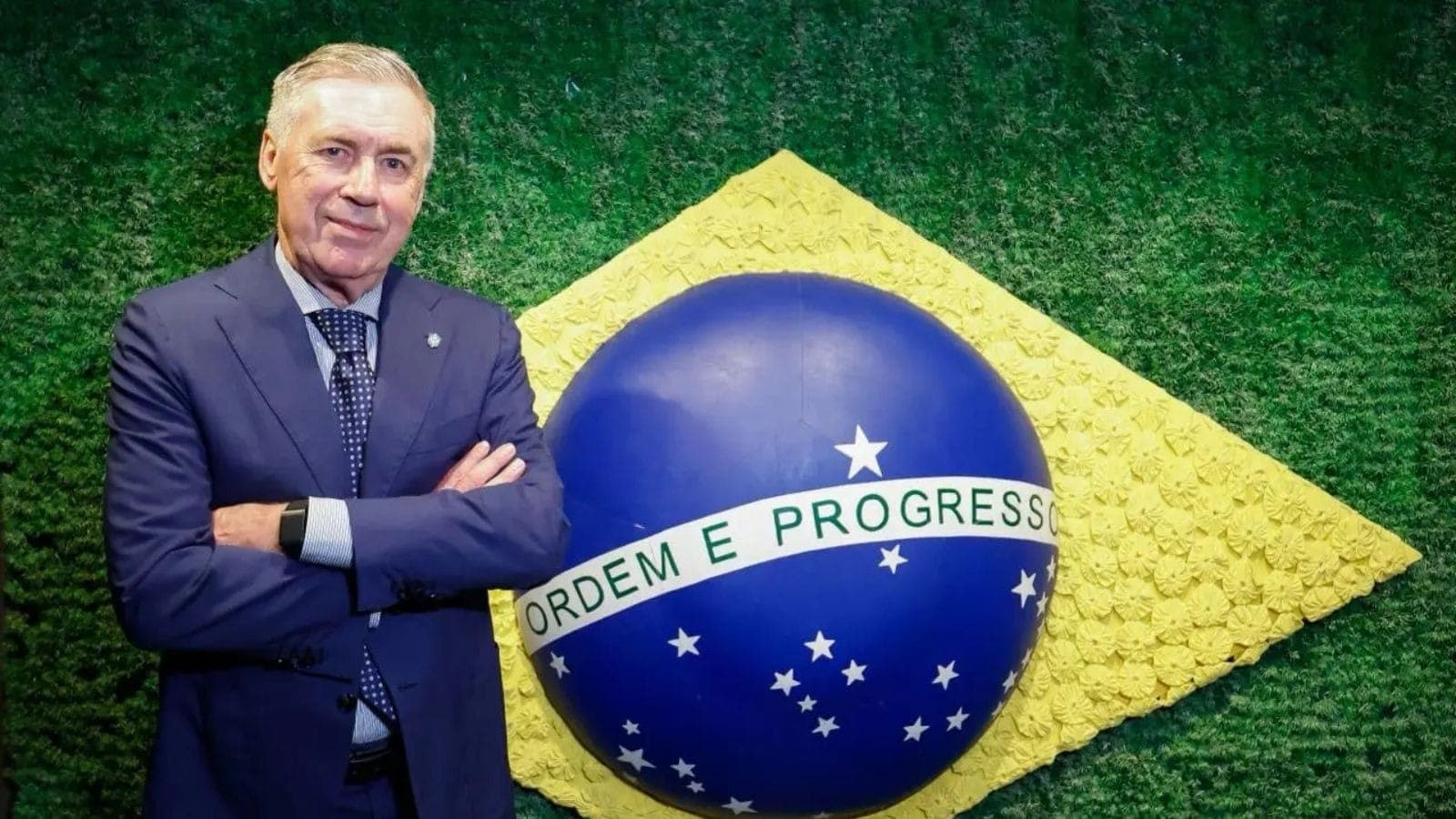 Carlo Ancelotti, técnico da Seleção Brasileira