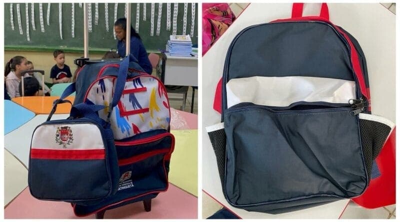 Prefeitura realiza entrega de mochilas escolares da rede municipal