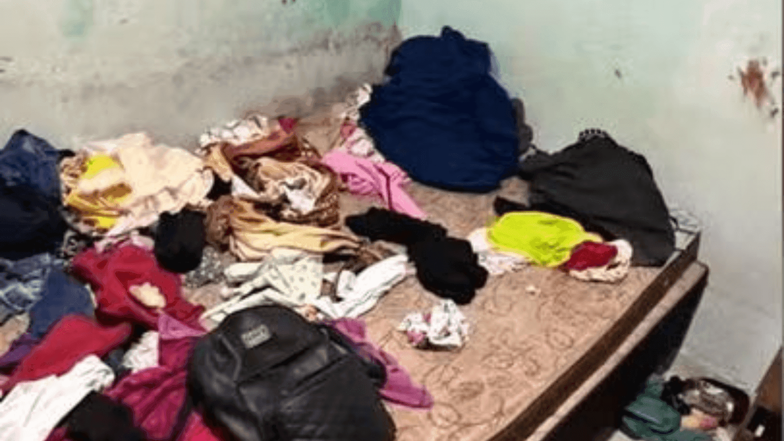 As crianças estavam em uma casa em estado de abandono
