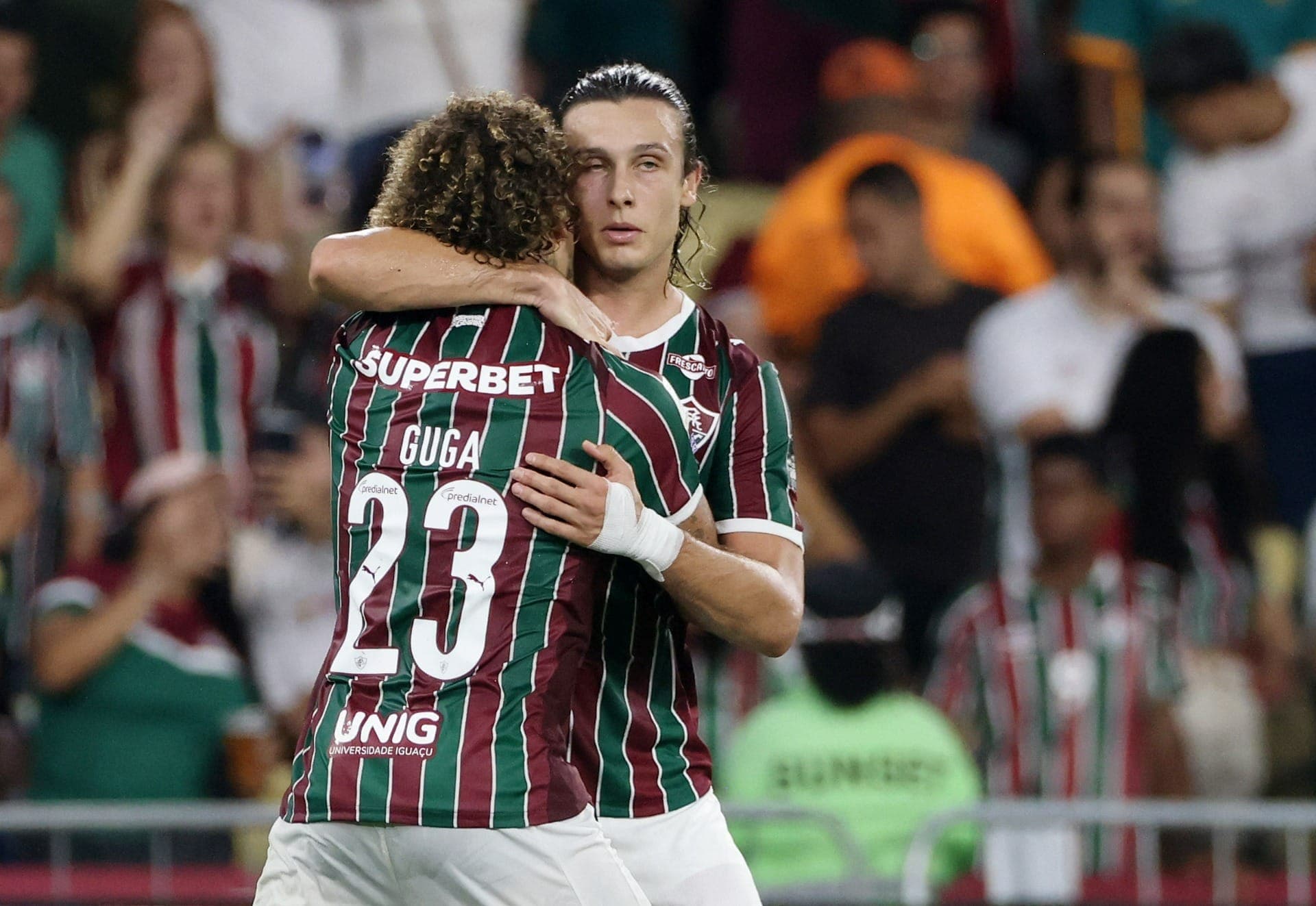Canobbio comemora gol no Maracanã