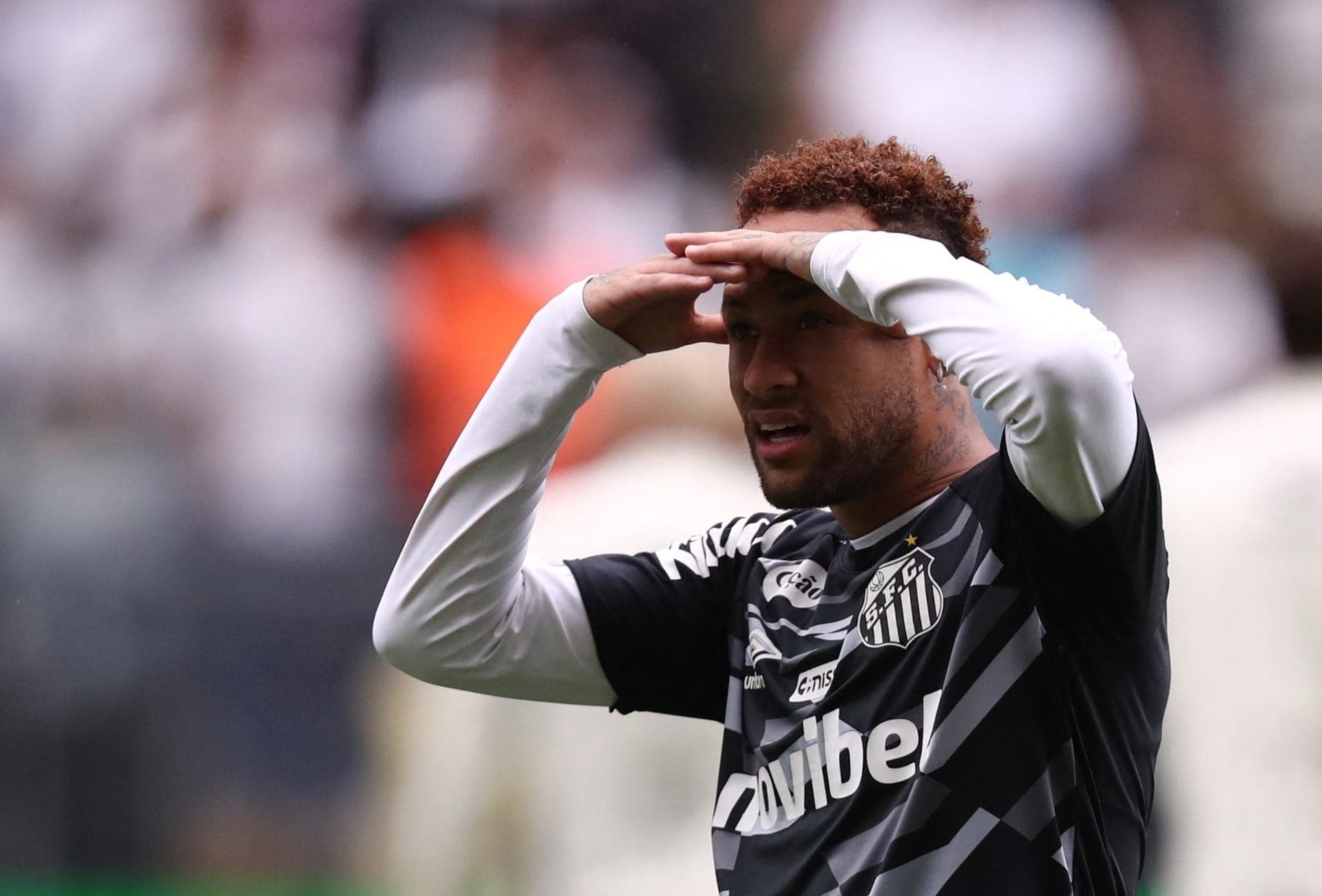 Neymar no Santos x Coritiba