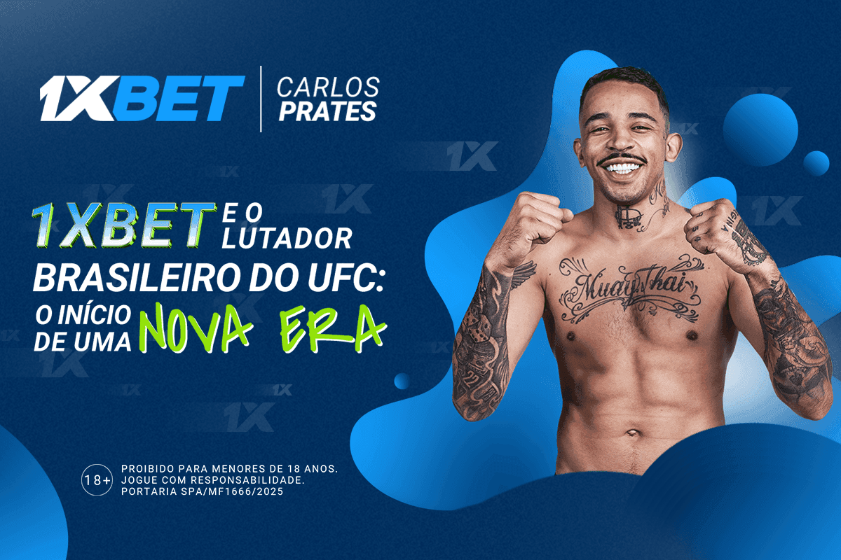 1xBet anuncia Carlos Prates como embaixador brasileiro no UFC