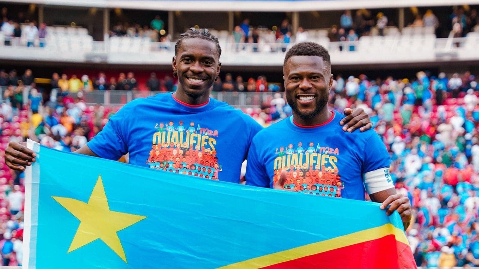 Tuanzebe e Mbemba comemoram vaga da RD Congo na Copa