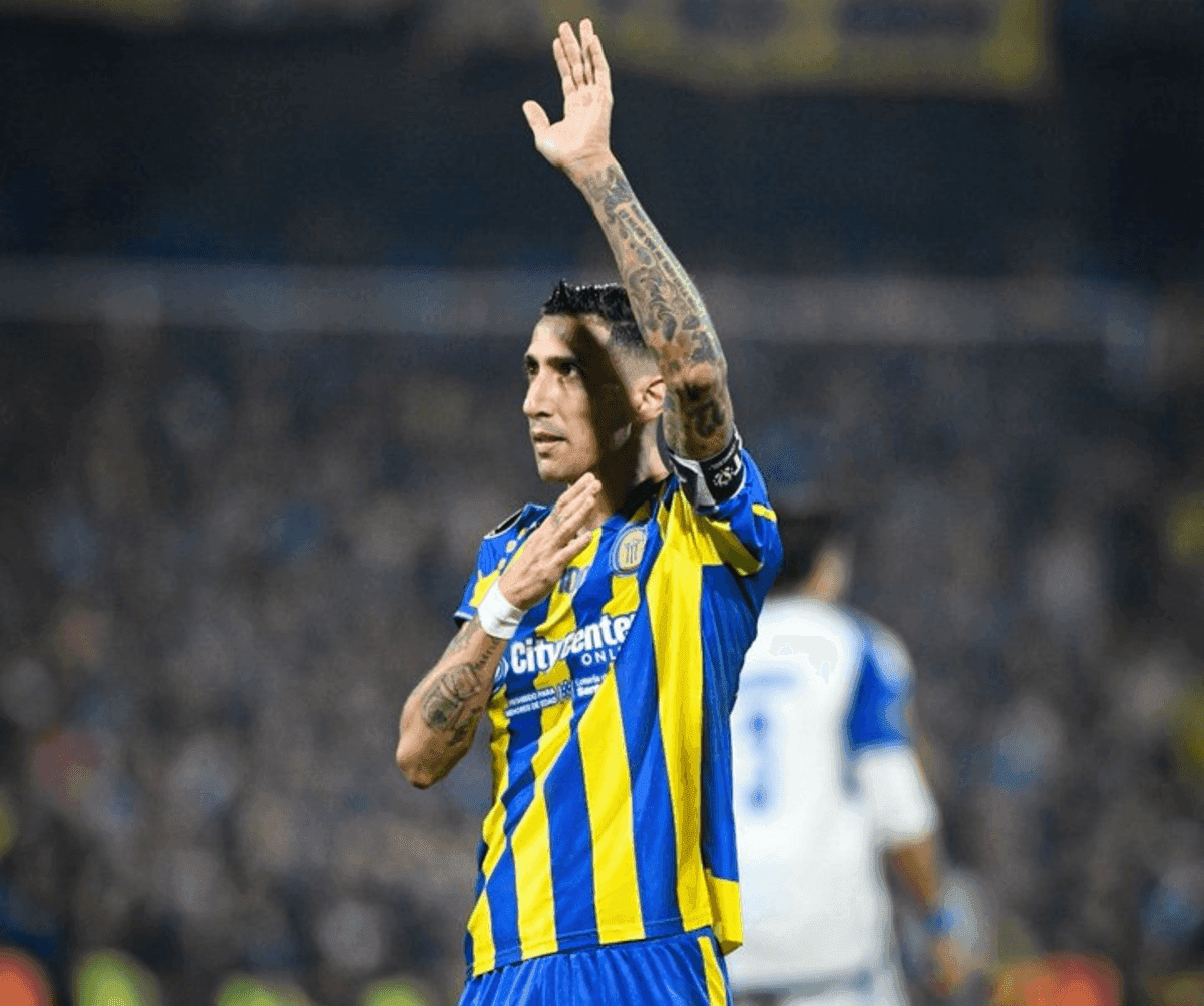 Ángel Di Maria na goleada do Rosario Central
