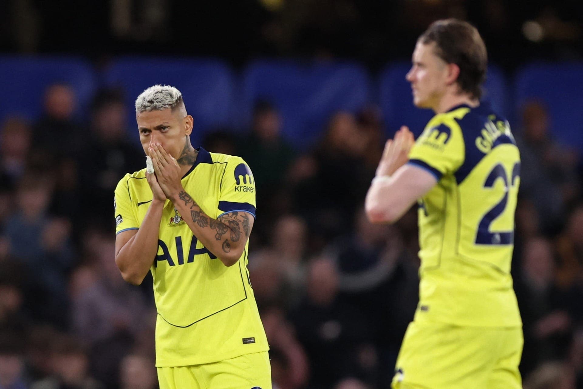 Richarlison fez gol, mas não foi suficiente