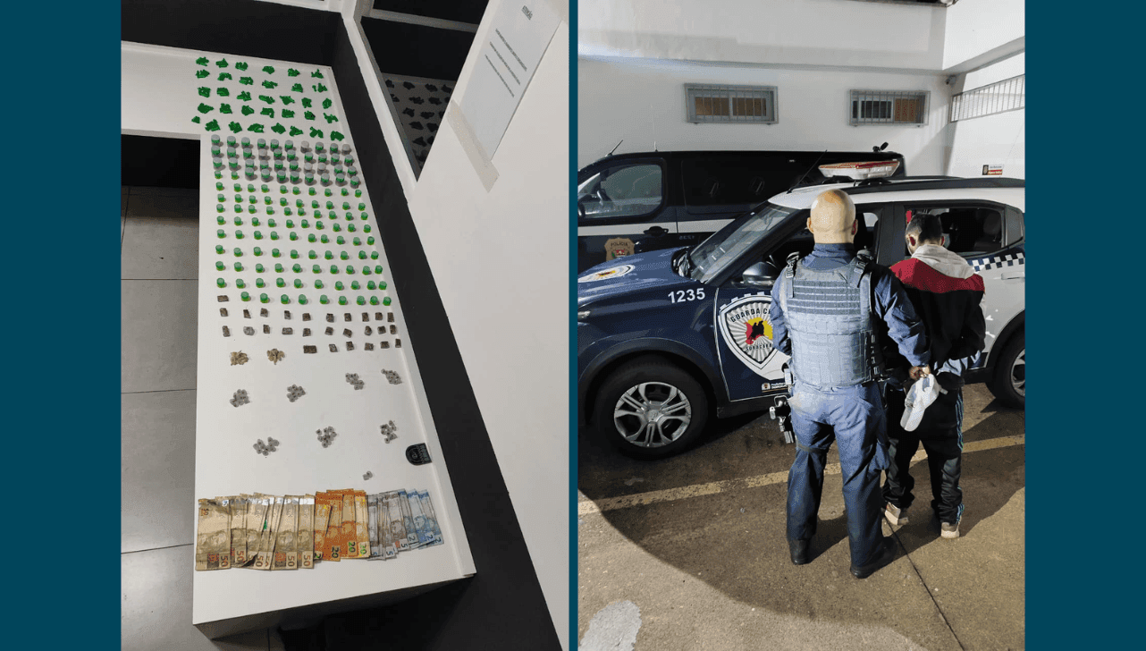 GCM apreendeu cocaína, crack, maconha e haxixe