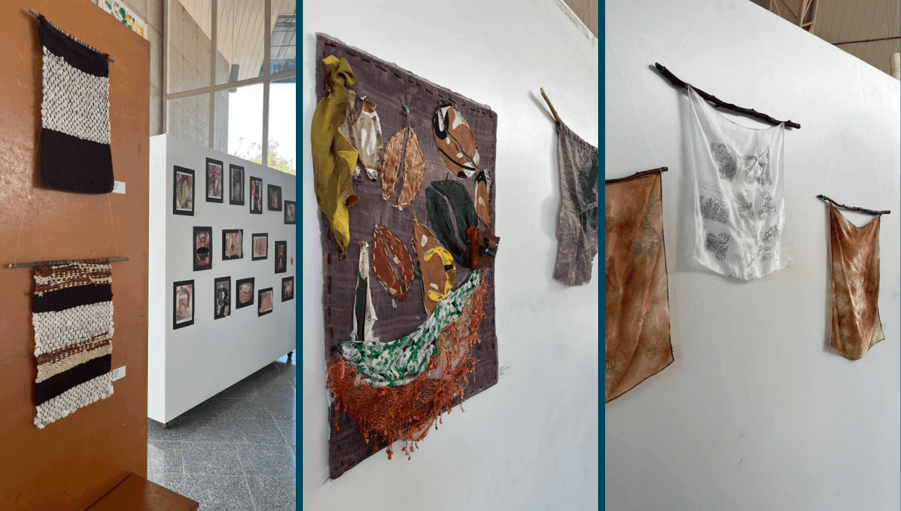 Obras exploram memórias, cores e a história do café por meio de diferentes técnicas artísticas