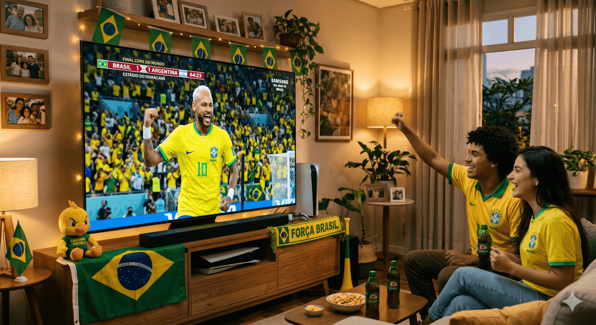 Brasileiros investem em compras de tvs para assistir à Copa