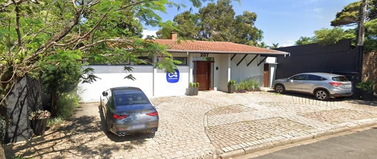 Frente da agência publicitária C4, no cambuí em Campinas