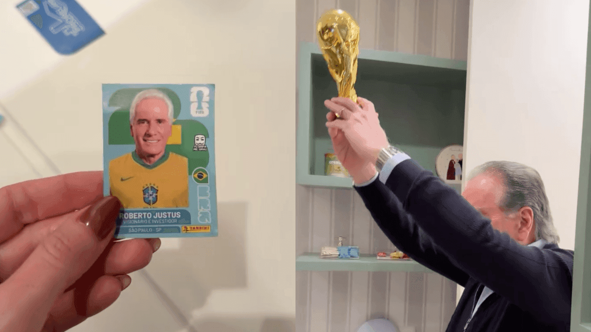 Roberto Justus é surpreendido com festa temática da Copa do Mundo