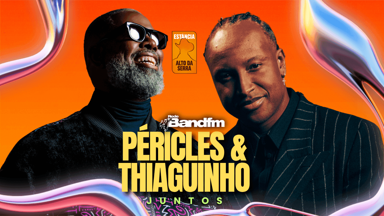 Band FM promove show histórico de pagode com Péricles e Thiaguinho