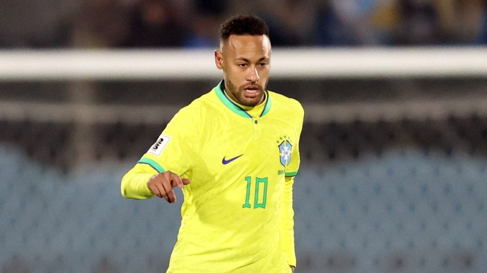 Neymar em ação pela última vez na Seleção Brasileira