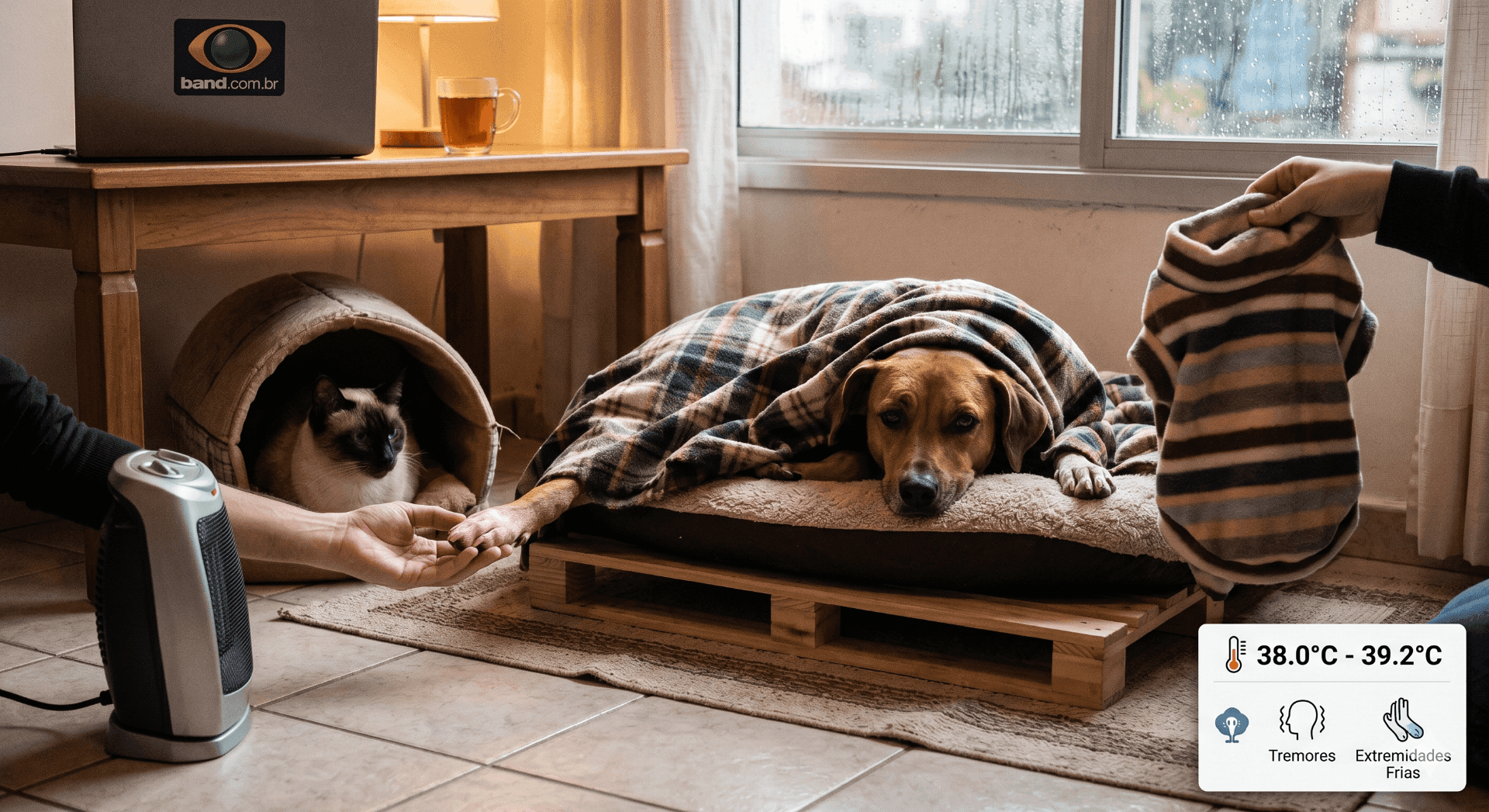 Pets sentem frio, mas uso de roupas requer cuidados e atenção