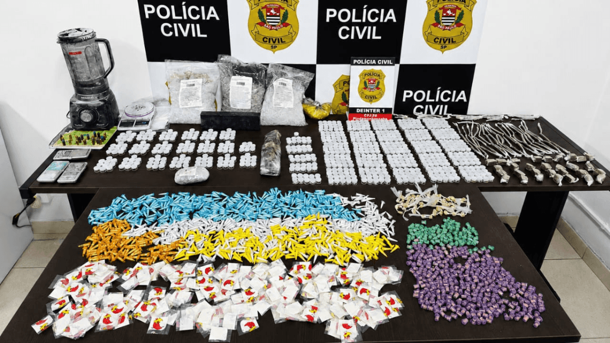 Depósito do tráfico é encontrado pela Polícia Civil em Pindamonhangaba